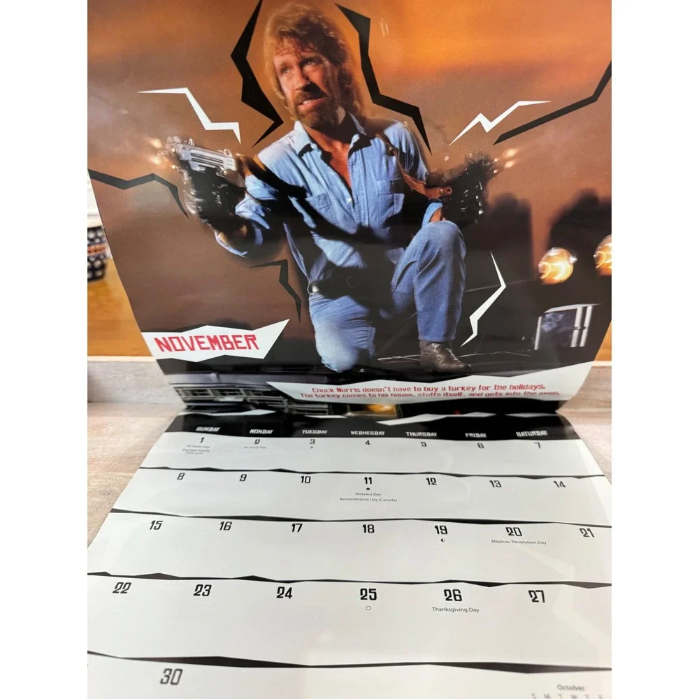 Chuck Norris 2015 16-Month‎ Wall Calendar Trends International Collectible Meme